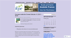 Desktop Screenshot of anatolefrance.wordpress.com