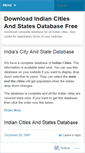 Mobile Screenshot of indiancitystatedatabase.wordpress.com