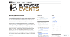 Desktop Screenshot of buzzwordevents.wordpress.com