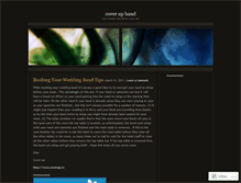 Tablet Screenshot of coverupband.wordpress.com