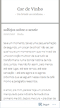 Mobile Screenshot of cordevinho.wordpress.com