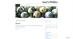 Desktop Screenshot of amyspickles.wordpress.com