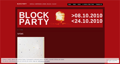 Desktop Screenshot of blockpartyvercelli.wordpress.com