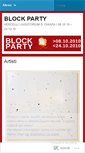 Mobile Screenshot of blockpartyvercelli.wordpress.com