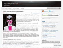 Tablet Screenshot of financespersonals.wordpress.com