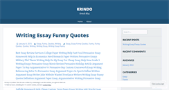 Desktop Screenshot of krindo.wordpress.com
