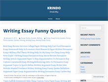 Tablet Screenshot of krindo.wordpress.com