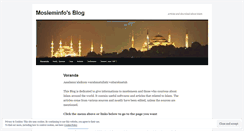 Desktop Screenshot of mosleminfo.wordpress.com