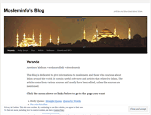 Tablet Screenshot of mosleminfo.wordpress.com