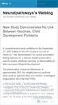 Mobile Screenshot of neuralpathways.wordpress.com
