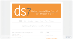 Desktop Screenshot of ds7festival.wordpress.com