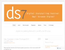 Tablet Screenshot of ds7festival.wordpress.com