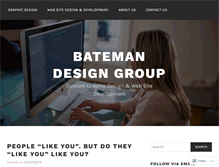 Tablet Screenshot of batemandesigngroup.wordpress.com