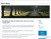 Tablet Screenshot of nickburr.wordpress.com