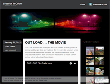 Tablet Screenshot of lebanonincolors.wordpress.com