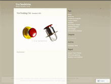 Tablet Screenshot of evasandstroem.wordpress.com
