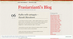 Desktop Screenshot of frasiarzianti.wordpress.com