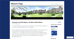 Desktop Screenshot of alfonsospage.wordpress.com
