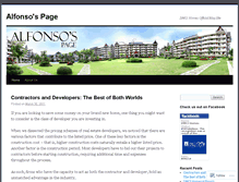 Tablet Screenshot of alfonsospage.wordpress.com