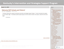 Tablet Screenshot of issp.wordpress.com