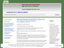 Tablet Screenshot of claudioboaventura.wordpress.com