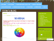 Tablet Screenshot of fitriadriani46.wordpress.com