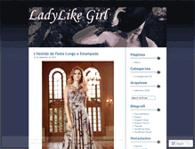 Tablet Screenshot of ladylikegirl.wordpress.com