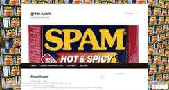 Desktop Screenshot of gr8spam.wordpress.com