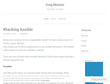 Tablet Screenshot of gregmoreno.wordpress.com