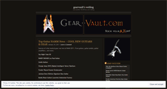 Desktop Screenshot of gearvault.wordpress.com