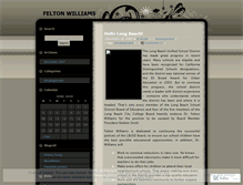 Tablet Screenshot of feltonwilliams.wordpress.com