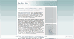 Desktop Screenshot of ittybittybaby.wordpress.com