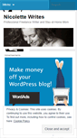 Mobile Screenshot of nicolettewrites.wordpress.com