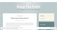 Desktop Screenshot of ekeepthefaith.wordpress.com