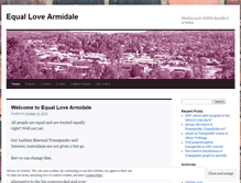 Tablet Screenshot of equallovearmidale.wordpress.com