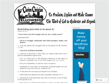 Tablet Screenshot of clarionchristianfellowship.wordpress.com