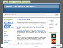 Tablet Screenshot of makemoneycurrencytrading.wordpress.com