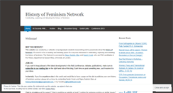 Desktop Screenshot of historyfeminism.wordpress.com