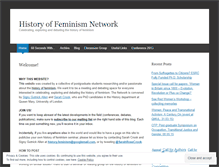 Tablet Screenshot of historyfeminism.wordpress.com