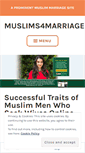 Mobile Screenshot of muslims4marriage.wordpress.com