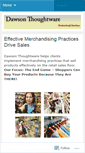 Mobile Screenshot of dawsonthoughtware.wordpress.com