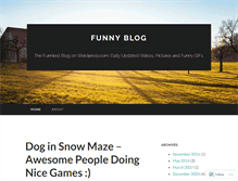 Tablet Screenshot of funny.wordpress.com
