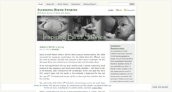 Desktop Screenshot of inspiringbirthstories.wordpress.com