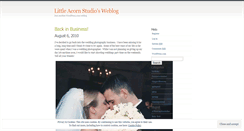 Desktop Screenshot of littleacornstudio.wordpress.com