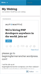 Mobile Screenshot of beginningfarmerrancher.wordpress.com