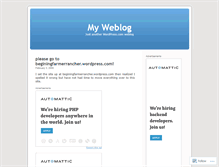 Tablet Screenshot of beginningfarmerrancher.wordpress.com