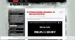 Desktop Screenshot of djralmm.wordpress.com