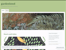 Tablet Screenshot of gardenhood.wordpress.com
