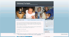 Desktop Screenshot of motherhoodthemusical.wordpress.com