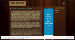 Desktop Screenshot of filmeonlinetari.wordpress.com